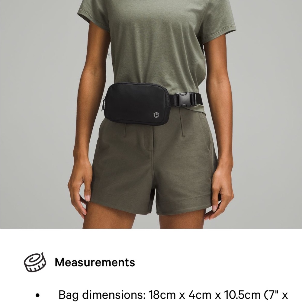 lululemon athletica Everywhere Belt Bag Mini -Black - Picture 10 of 15